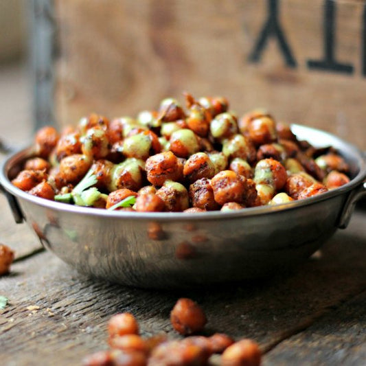 Delicious picture of crispy chickpeas